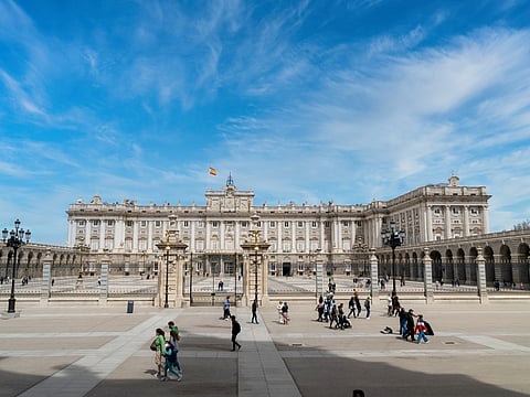 The striking architecture of the Royal Palace